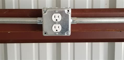 outlet box for metal building|single outlet electrical box.